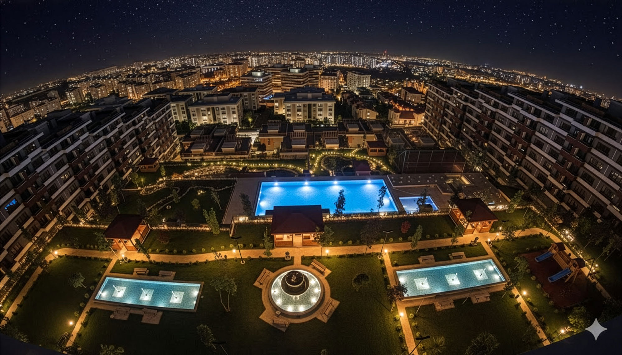 VIP Kurtköy rezidansının modern salonu